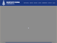 Tablet Screenshot of marcucciguma.com.ar